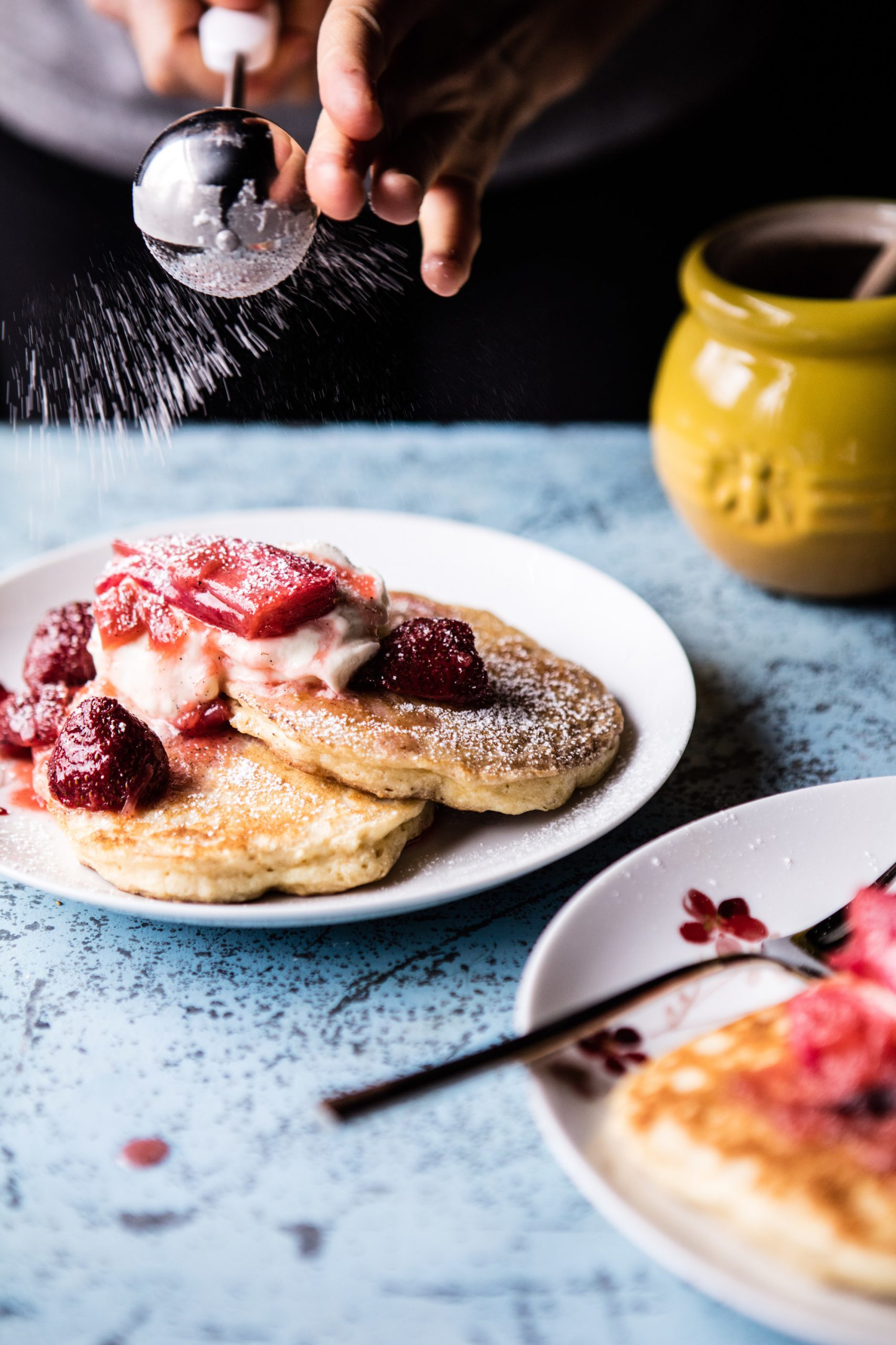 Lemon-Ricotta-Pancakes-with-Whipped-Mascarpone-Roasted-Rhurbarb-3resize