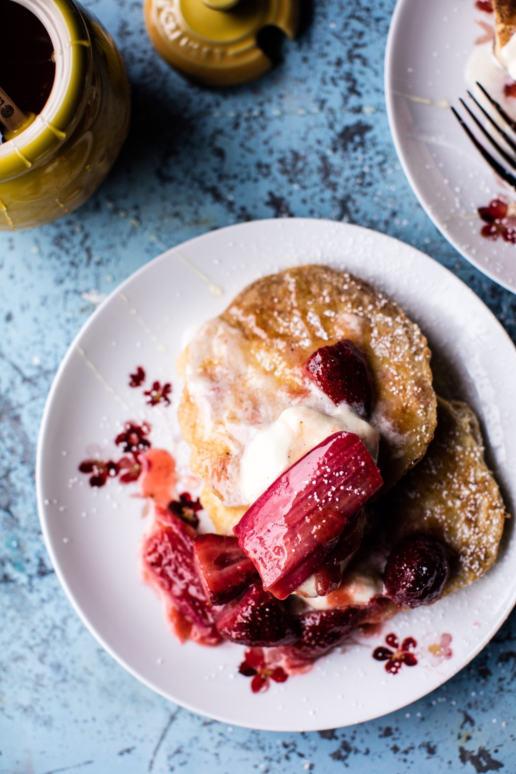 Lemon-Ricotta-Pancakes-with-Whipped-Mascarpone-Roasted-Rhurbarb-6resize