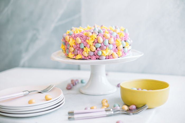 A Chocolate Mini Cadbury Egg Cake