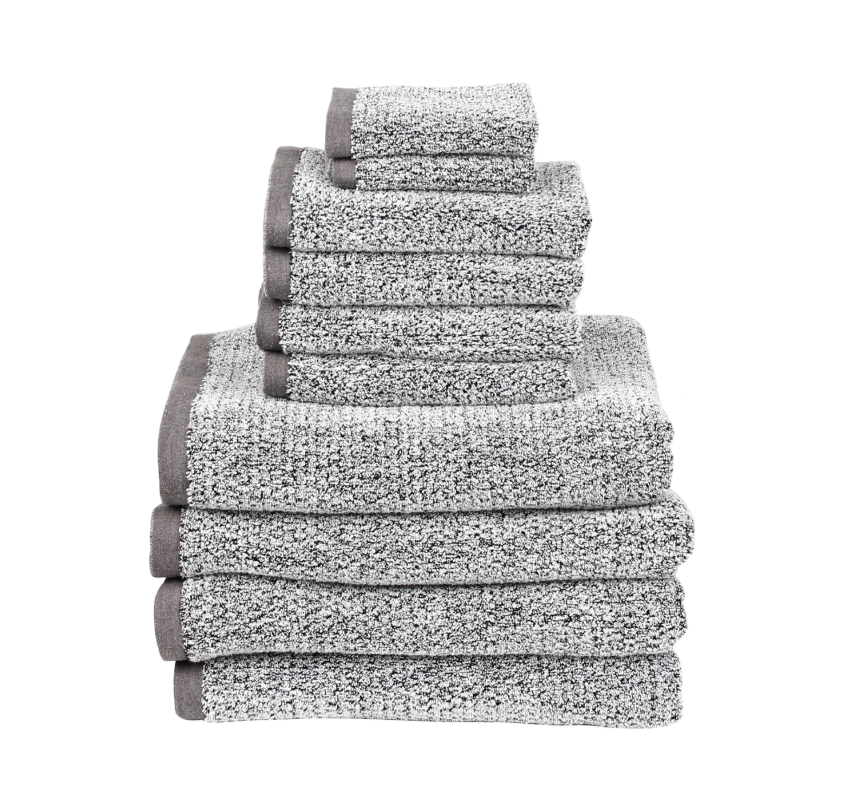 Everplush-Diamond-Jacquard-10-Piece-Bath-Towel-Set