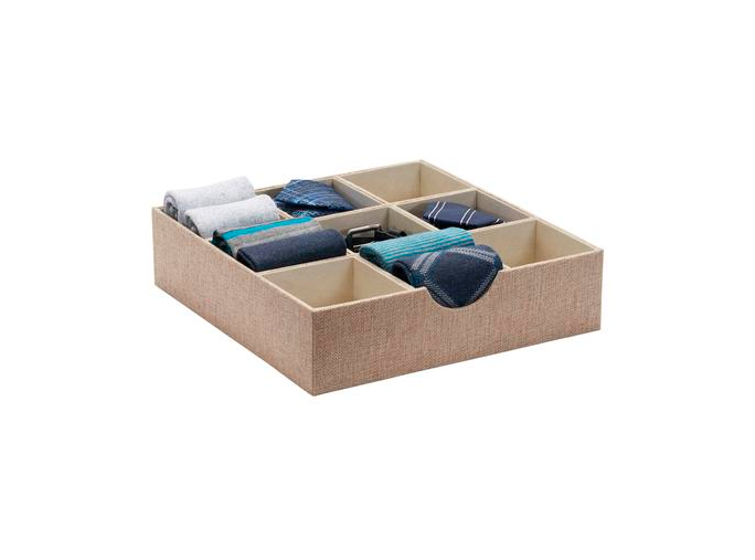 Household-Essentials-9-Square-Drawer-Organizer-Tray