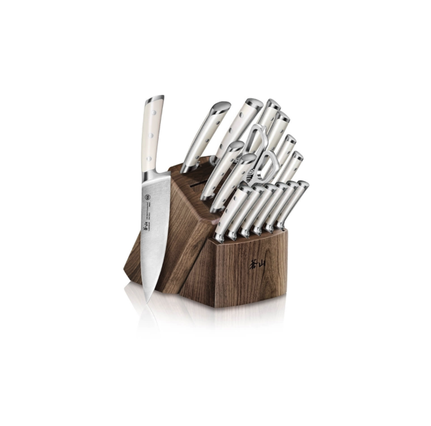 S1-Series-1022599-German-Steel-Forged-17-Piece-Knife-Block-Set-Walnut