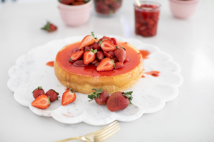 Strawberry New York-Style Cheesecake