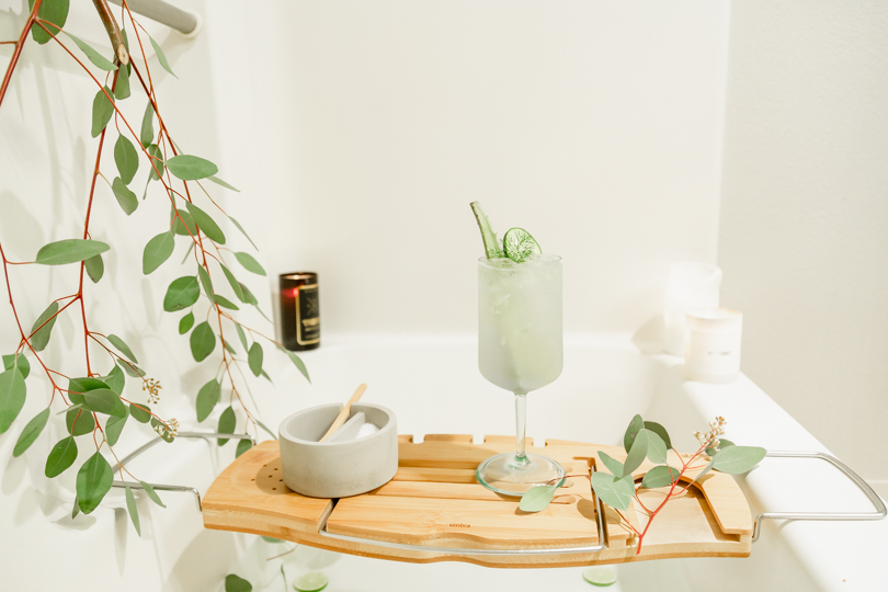 Cucumber, Aloe & Coconut Water Cocktails for a Spa Day at Home