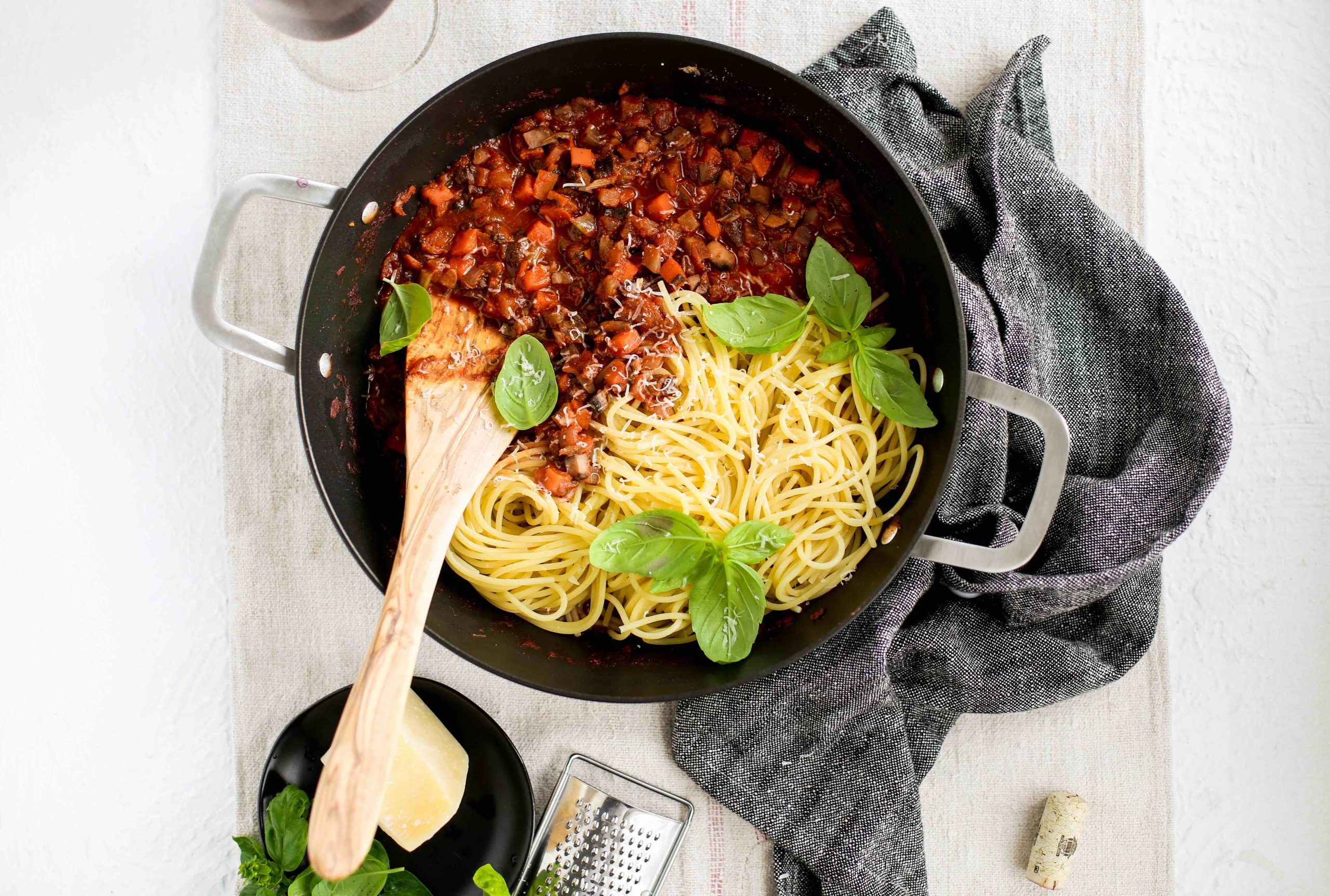 Vegetarian Spaghetti Bolognese