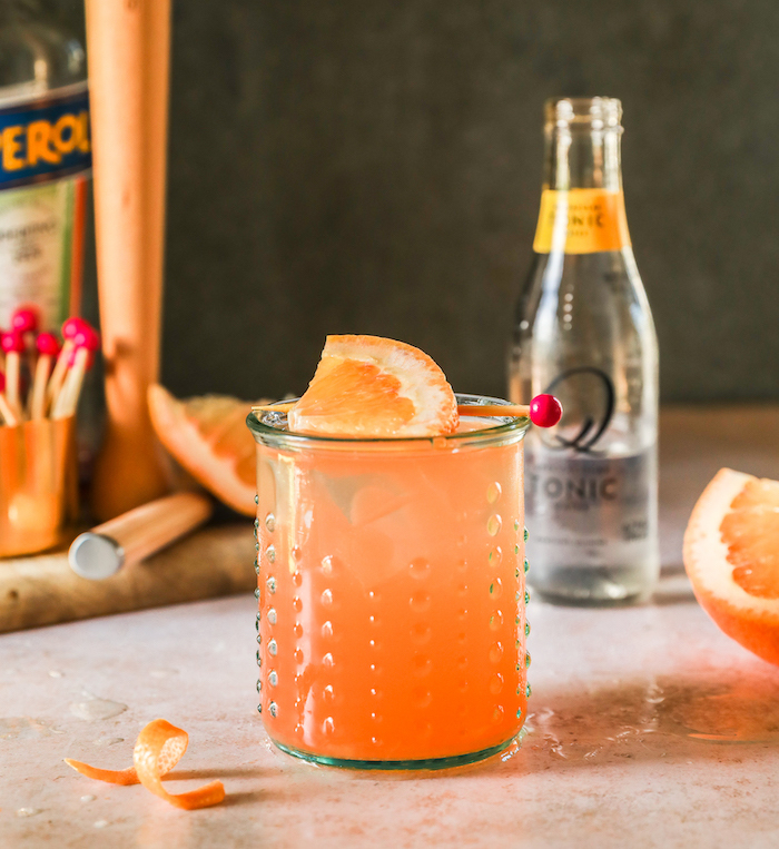 Low ABV Grapefruit Spritzer