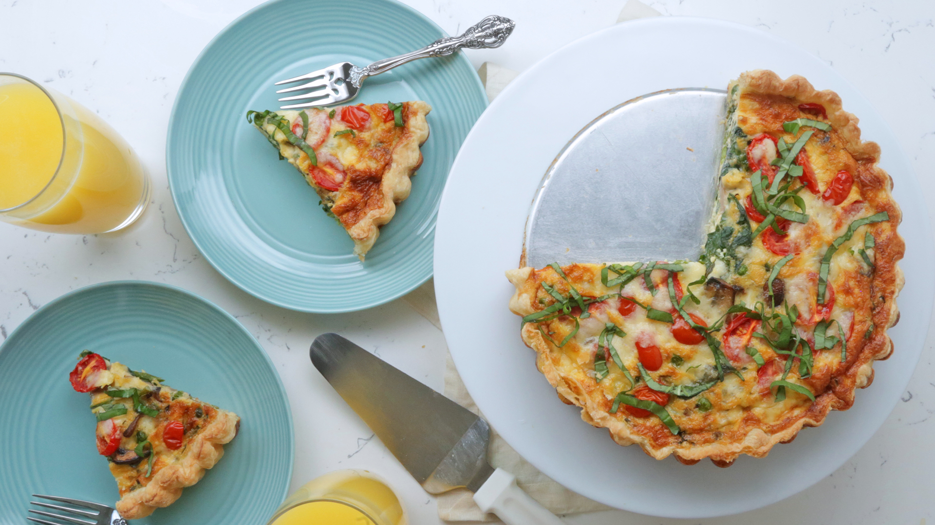 Spring Vegetable Quiche Recipe